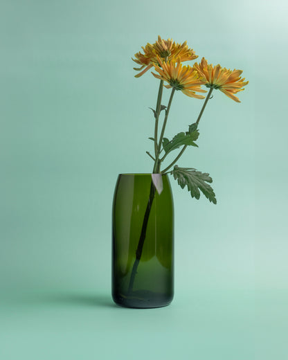 Green Champa Vase, Glass