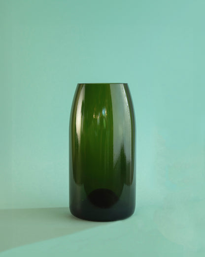 Green Champa Vase, Glass